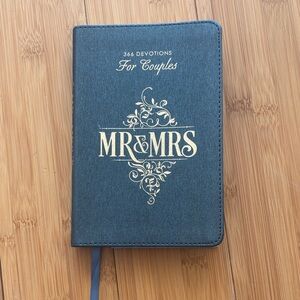 Gray and Gold Devotional Book for Couples